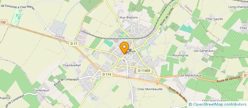 localisation de l'entreprise MONSIEUR ESTEBAN NOURET  COZES