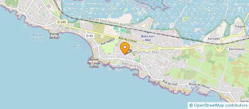 localisation de l'entreprise MONSIEUR ESTEBAN OLIVIER  BATZ-SUR-MER