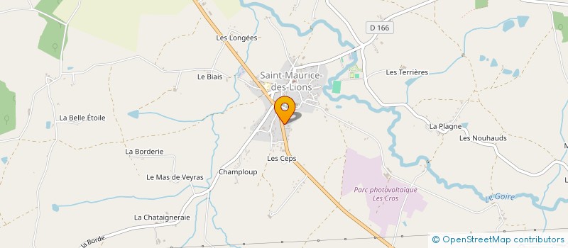 localisation de l'entreprise MONSIEUR ESTEBAN PECHEREAU à SAINT-MAURICE-DES-LIONS