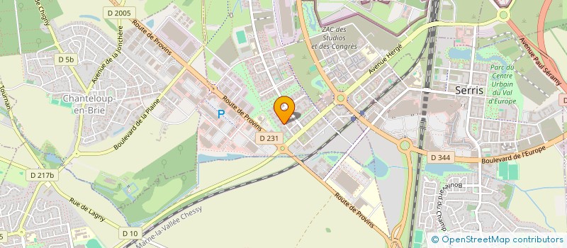 localisation de l'entreprise MONSIEUR ESTEBAN PEREIRA  MONTEVRAIN