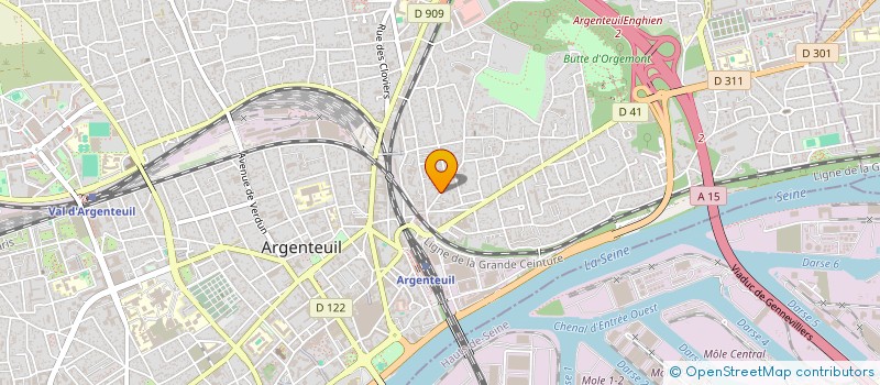 localisation de l'entreprise MONSIEUR ESTEBAN PESSY  ARGENTEUIL