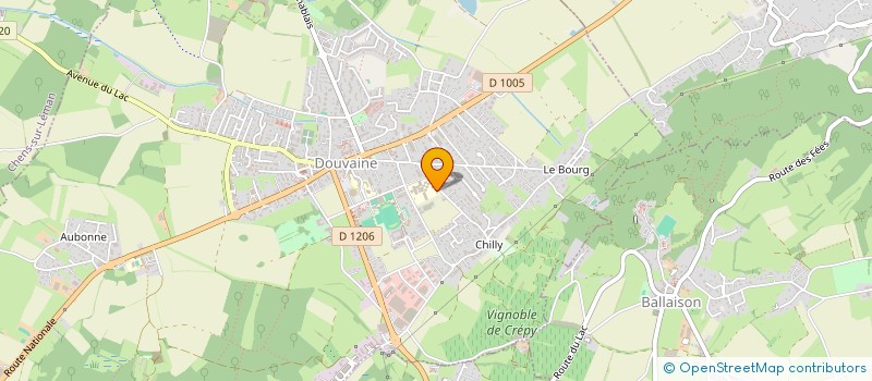 localisation de l'entreprise MONSIEUR ESTEBAN PETIT  DOUVAINE