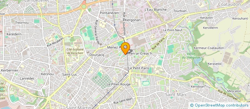 localisation de l'entreprise MONSIEUR ESTEBAN PILVEN à BREST