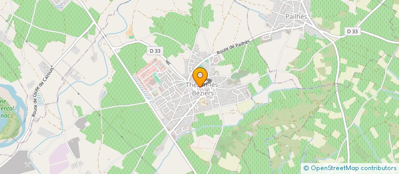 localisation de l'entreprise MONSIEUR ESTEBAN RAHO  THEZAN-LES-BEZIERS