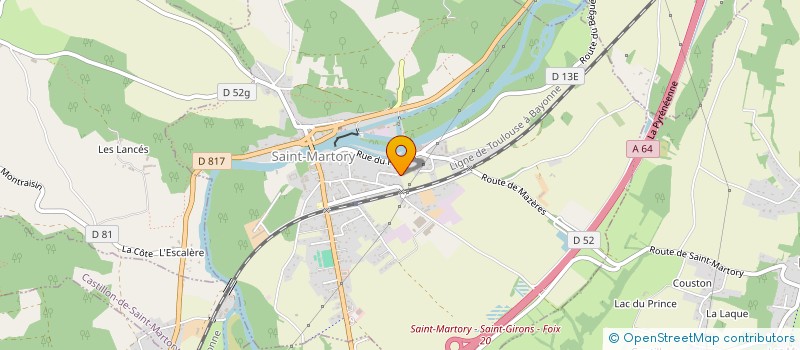 localisation de l'entreprise MONSIEUR ESTEBAN TORIBIO  SAINT-MARTORY