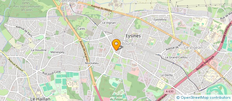 localisation de l'entreprise MONSIEUR ESTEBAN URBANSKI  EYSINES