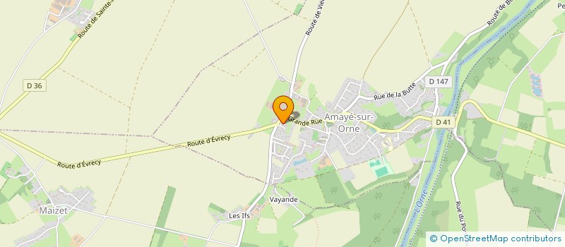 localisation de l'entreprise MONSIEUR ESTEBAN VERGARA  AMAYE-SUR-ORNE