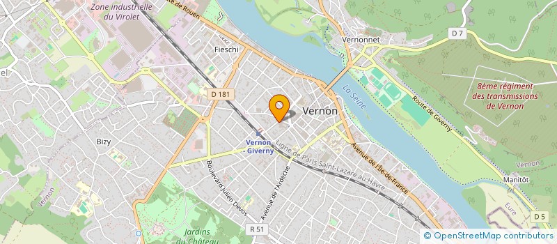 localisation de l'entreprise MONSIEUR ESTEFANIO PINTO à VERNON