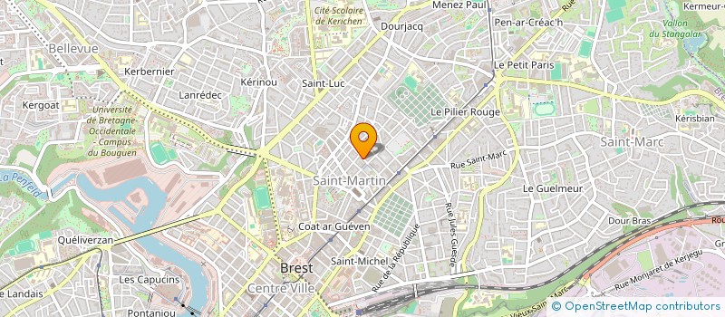 localisation de l'entreprise MONSIEUR ESTELLE LEROUX à BREST