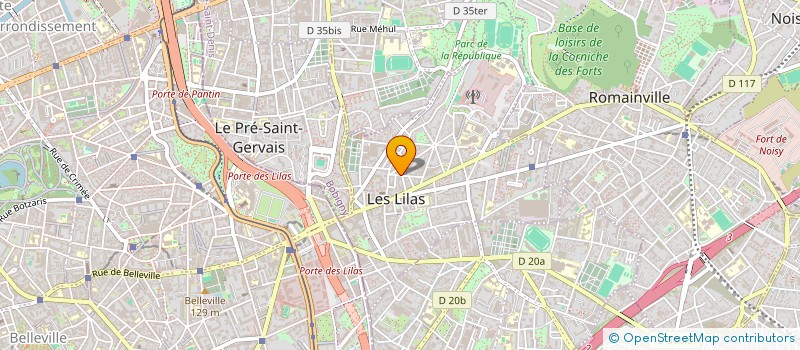 localisation de l'entreprise MONSIEUR ESTEPHANE DUFOND à LES LILAS