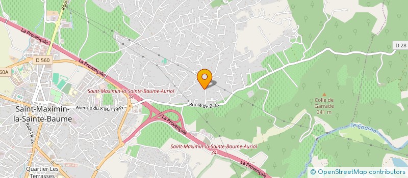 localisation de l'entreprise MONSIEUR ESTEVAN MERELLE à SAINT-MAXIMIN-LA-SAINTE-BAUME