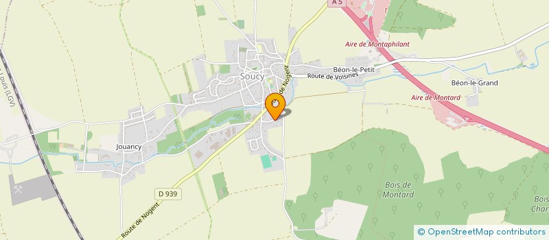 localisation de l'entreprise MONSIEUR ESTEVANE LECUELLE  SOUCY