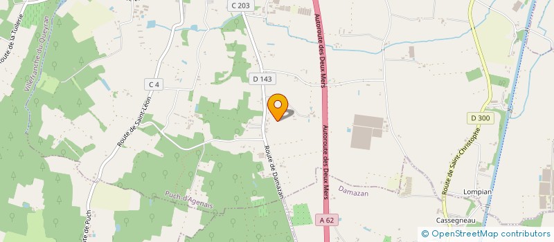 localisation de l'entreprise MONSIEUR ESTEVE BOUCHE  PUCH-D'AGENAIS