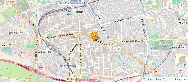 localisation de l'entreprise MONSIEUR ESTEVE GIET à CALAIS
