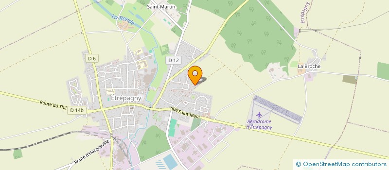 localisation de l'entreprise MONSIEUR ESTEVE SARRAZIN  ETREPAGNY