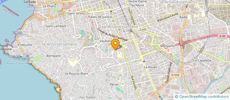 localisation de l'entreprise MONSIEUR ESTEVE SEBASTIEN  MARSEILLE