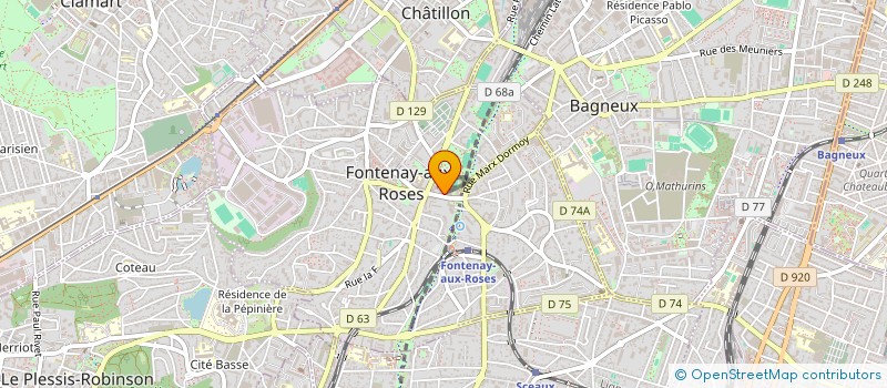 localisation de l'entreprise MONSIEUR ESTHER BENHAMOU à FONTENAY-AUX-ROSES