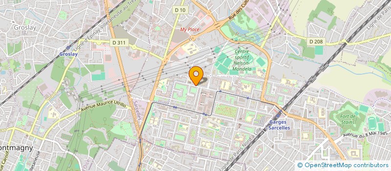 localisation de l'entreprise MONSIEUR ESTIME ELISEN à SARCELLES