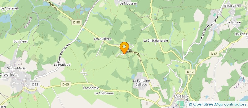 localisation de l'entreprise MONSIEUR ESTUFANE GOMES à EYJEAUX