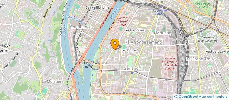 localisation de l'entreprise MONSIEUR ET MADAME GIRARDON  LYON