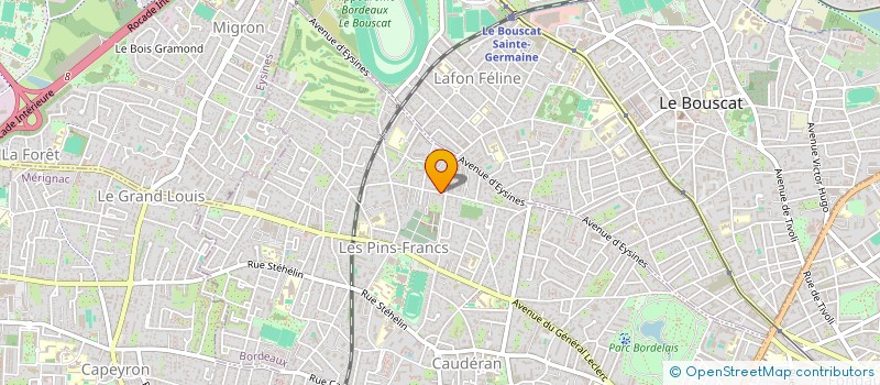 localisation de l'entreprise MONSIEUR ET MADAME LARGE  BORDEAUX