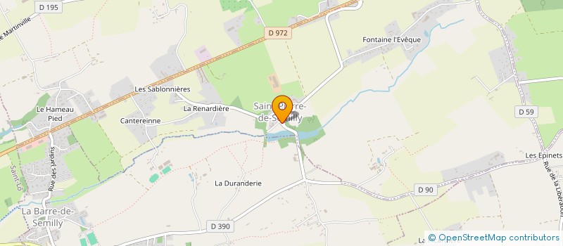 localisation de l'entreprise MONSIEUR ET MADAME LEBEURIER LOUIS  LA BARRE-DE-SEMILLY