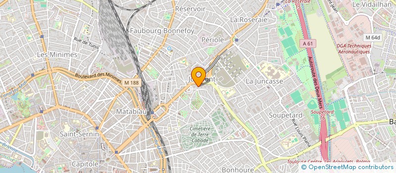 localisation de l'entreprise MONSIEUR ET MADAME MARS JEAN à TOULOUSE