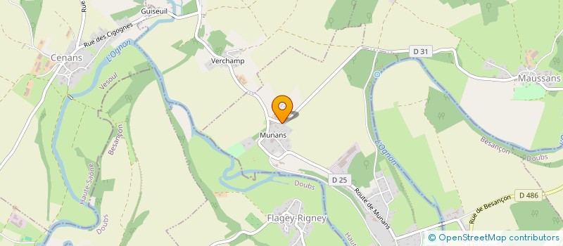 localisation de l'entreprise MONSIEUR ET MADAME PHILIPPE PRETOT  LARIANS-ET-MUNANS