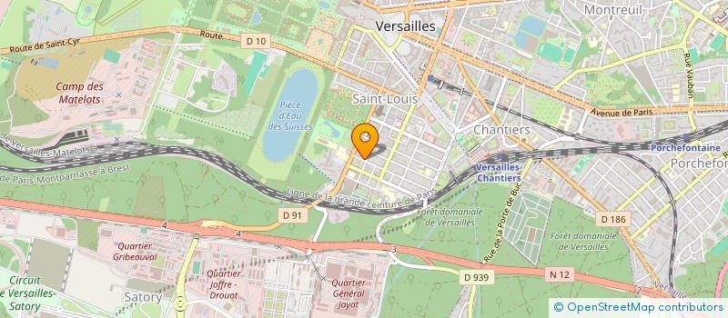 localisation de l'entreprise MONSIEUR ET MADAME TOUITOU à VERSAILLES
