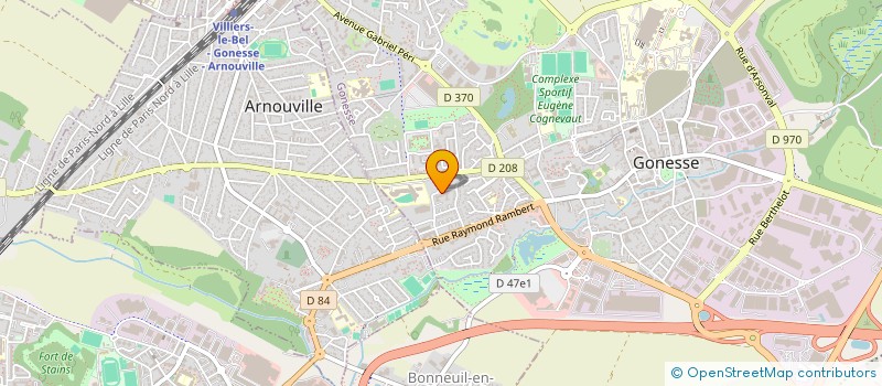 localisation de l'entreprise MONSIEUR ETAN VILLEMONT  GONESSE