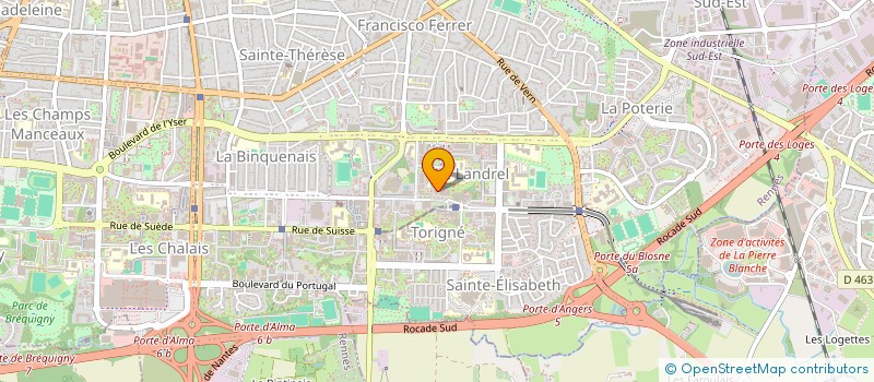 localisation de l'entreprise MONSIEUR ETANDA NKOLOLO  RENNES