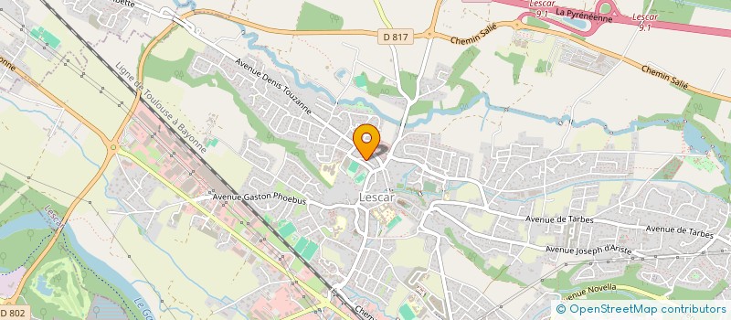 localisation de l'entreprise MONSIEUR ETCHAIDE UTHURRALT  LESCAR