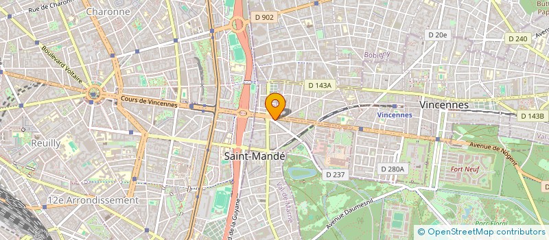 localisation de l'entreprise MONSIEUR ETHAN BESNAINOU à SAINT-MANDE