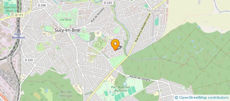 localisation de l'entreprise MONSIEUR ETHAN BORDAT  SUCY-EN-BRIE