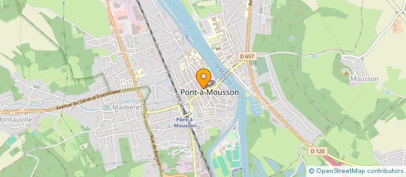 localisation de l'entreprise MONSIEUR ETHAN BOUILLET  PONT-A-MOUSSON