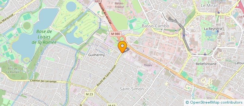 localisation de l'entreprise MONSIEUR ETHAN CAZALS  TOULOUSE