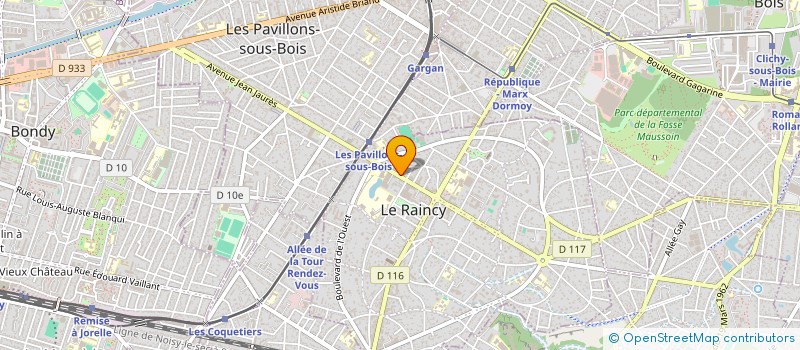 localisation de l'entreprise MONSIEUR ETHAN COHEN  LE RAINCY