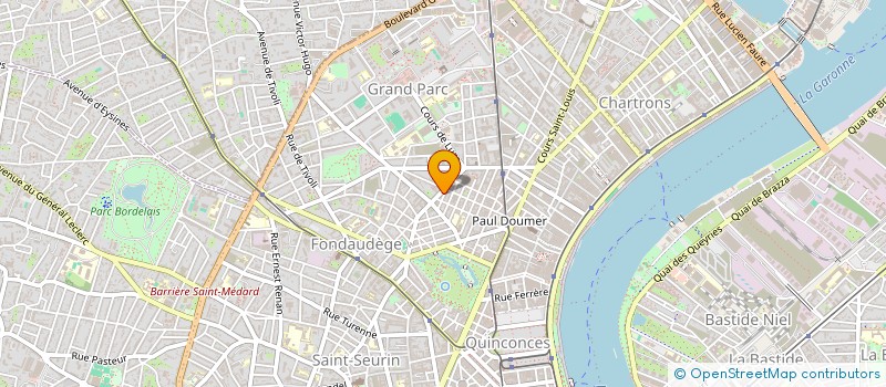 localisation de l'entreprise MONSIEUR ETHAN CROIZET  BORDEAUX