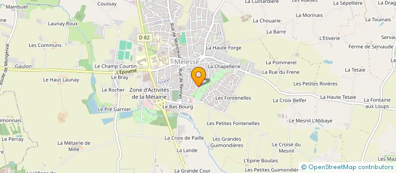 localisation de l'entreprise MONSIEUR ETHAN CUBIZOLLES à MELESSE