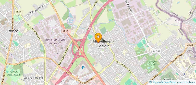 localisation de l'entreprise MONSIEUR ETHAN DEMORTIER KOUSSA  NEUVILLE-EN-FERRAIN