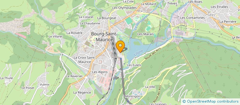 localisation de l'entreprise MONSIEUR ETHAN DENIS  BOURG-SAINT-MAURICE