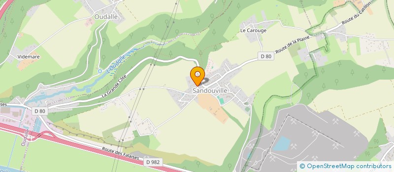 localisation de l'entreprise MONSIEUR ETHAN DUTHIL  SANDOUVILLE