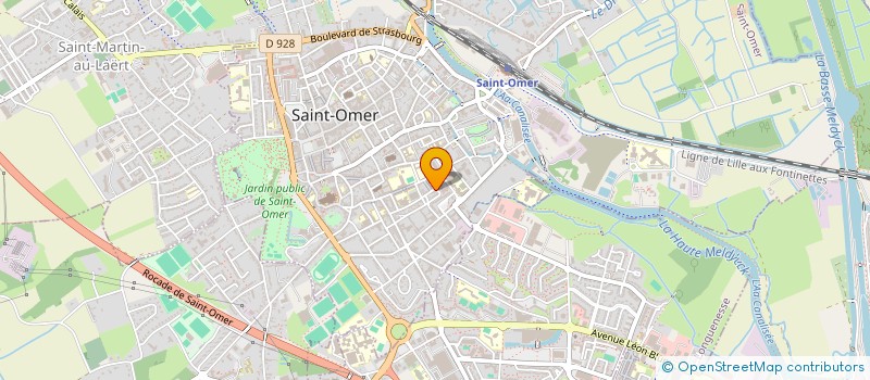 localisation de l'entreprise MONSIEUR ETHAN GALLET  SAINT-OMER