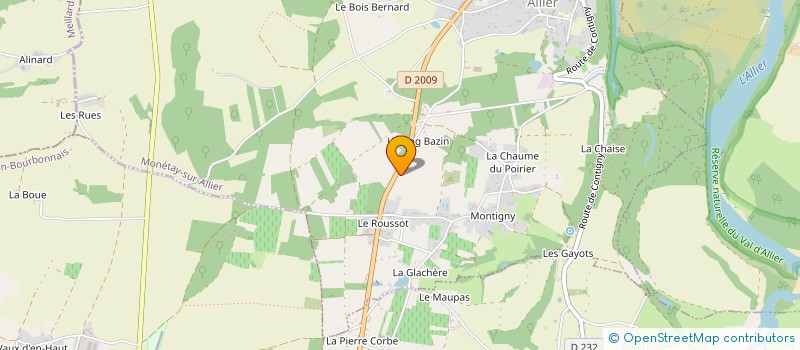 localisation de l'entreprise MONSIEUR ETHAN GIRARD  MONETAY-SUR-ALLIER
