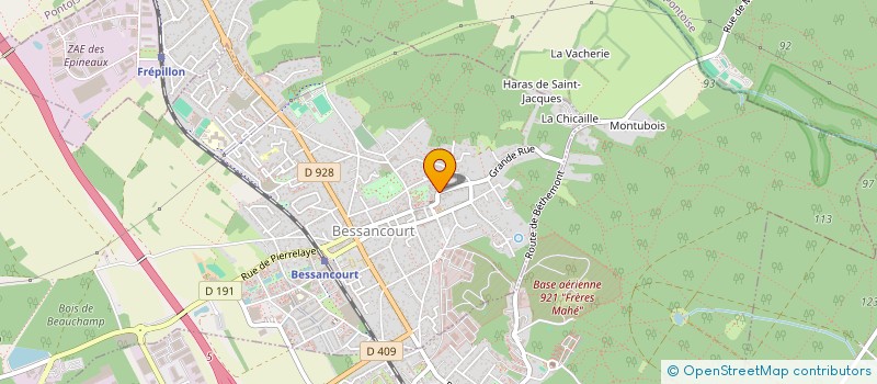 localisation de l'entreprise MONSIEUR ETHAN KHUN  BESSANCOURT