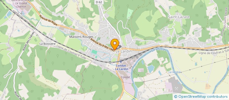 localisation de l'entreprise MONSIEUR ETHAN LACHAUD  LE LARDIN-SAINT-LAZARE