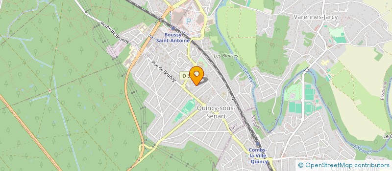 localisation de l'entreprise MONSIEUR ETHAN LAROSE  QUINCY-SOUS-SENART