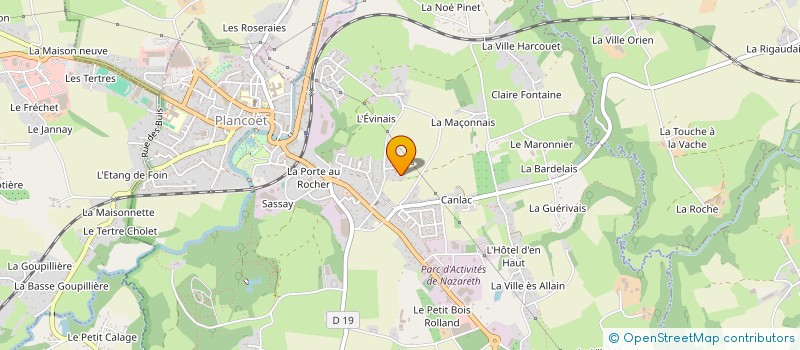 localisation de l'entreprise MONSIEUR ETHAN LE BRAS à PLANCOET