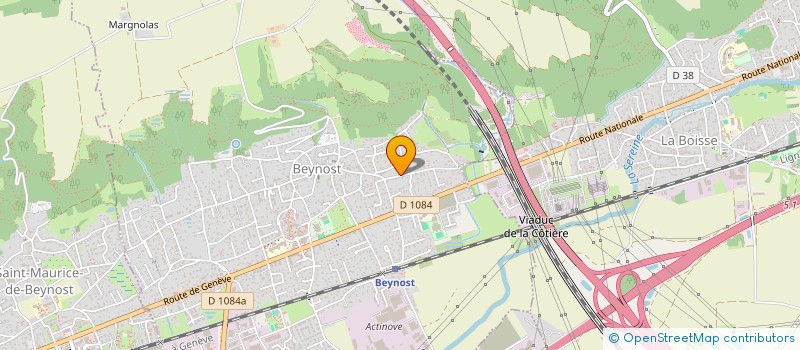 localisation de l'entreprise MONSIEUR ETHAN LEFEVRE-FRANZONI  BEYNOST