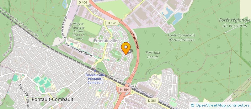 localisation de l'entreprise MONSIEUR ETHAN LUNA  EMERAINVILLE